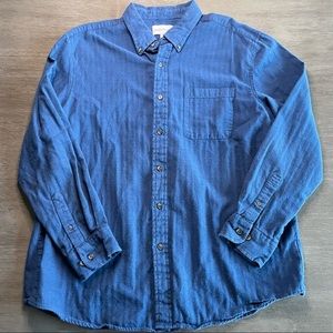 Saddlebred Blue Button Down Long Sleeve Shirt